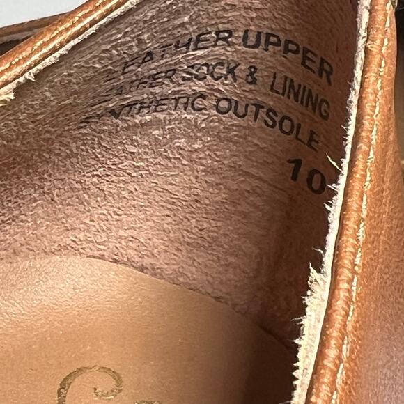 Seychelles Tan and Brown Buckle Loafers - Picture 8 of 12